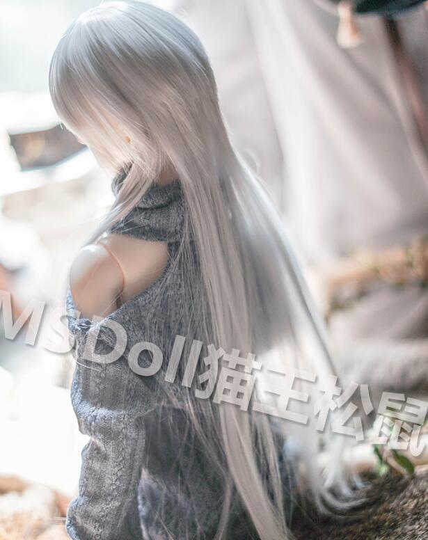 Male doll wig Silver gray (22-23cm) | Item in Stock | WIG