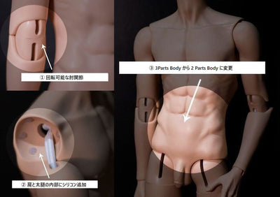 1/3 75cm Male Body Ver.2 [Limited Time 15%OFF] | Preorder | PARTS