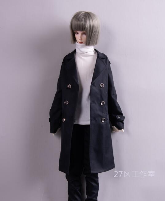 Trench coat Black(60cm/SD13) [Basic] | Item in Stock | OUTFIT
