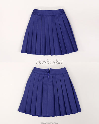 Basic Skirt: Blue [Limited Time] | Preorder | OUTFIT