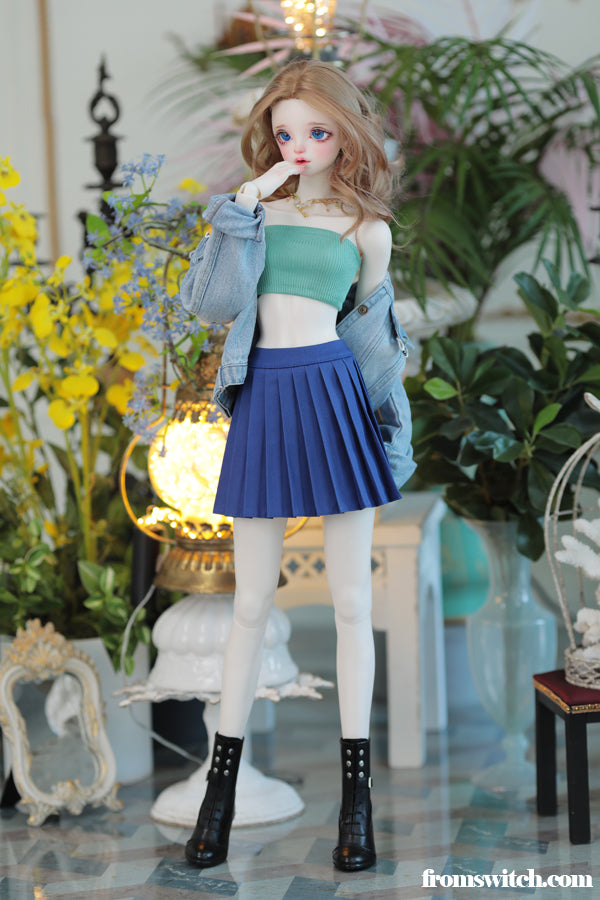 Basic Skirt: Blue [Limited Time] | Preorder | OUTFIT