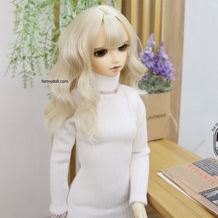 [FMD-1150] Cream Blond M: Bang Style A (Default) [Limited Time] | Preorder | WIG