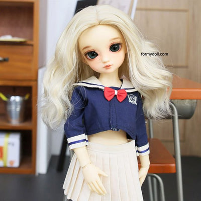 [FMD-1150] Cream Blond M: Bang Style A (Default) [Limited Time] | Preorder | WIG