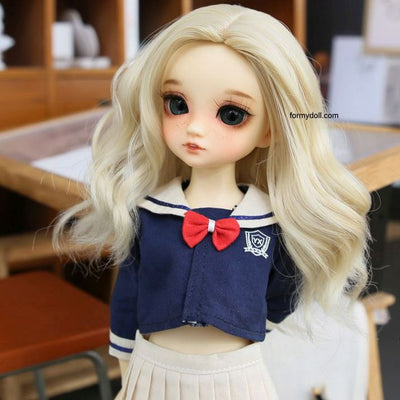 [FMD-1150] Cream Blond M: Bang Style A (Default) [Limited Time] | Preorder | WIG