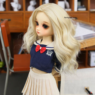 [FMD-1150] Cream Blond M: Bang Style A (Default) [Limited Time] | Preorder | WIG