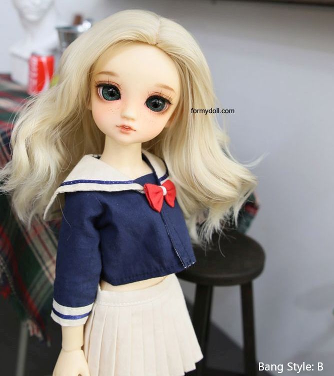 [FMD-1150] Cream Blond M: Bang Style A (Default) [Limited Time] | Preorder | WIG