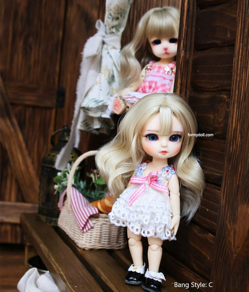 [FMD-1150] Cream Blond M: Bang Style A (Default) [Limited Time] | Preorder | WIG