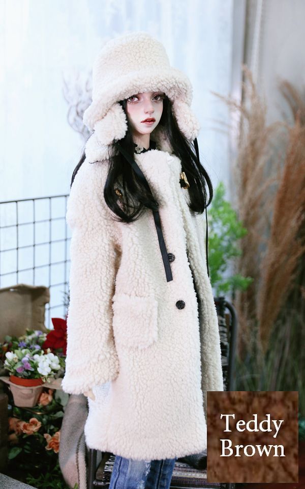 Pluffy Pluffy (Sheering-Long) Teddy Brown -65cm [Limited time offer] | Preorder | Outfit