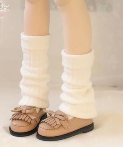 Double-layer stacked socks White (30cm) | Item in Stock | OUTFIT