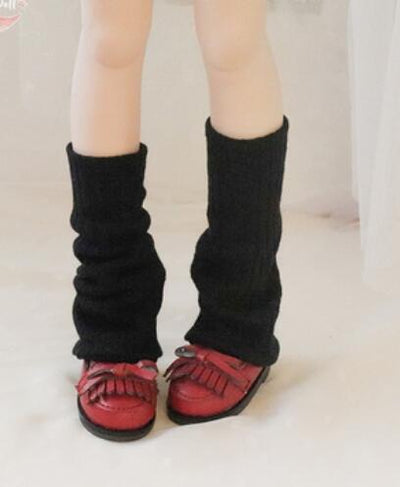 Double-layer stacked socks Black (40cm) | Item in Stock | OUTFIT