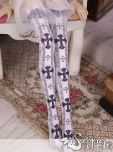 Over-the-knee socks Lace cross (60cm) | Item in Stock | OUTFIT