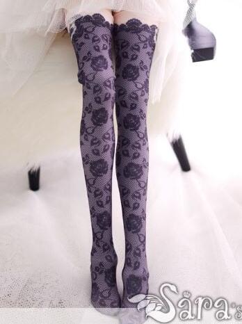 Over-the-knee socks Thorn Rose (60cm) | Item in Stock | OUTFIT