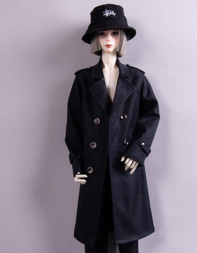 Trench coat Black(60cm/SD13) [Basic] | Item in Stock | OUTFIT