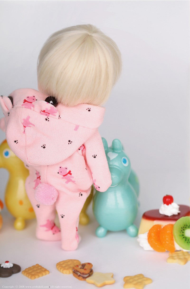 OFT-Teddy Jump Suit Pink XS | Item in Stock | OUTFIT