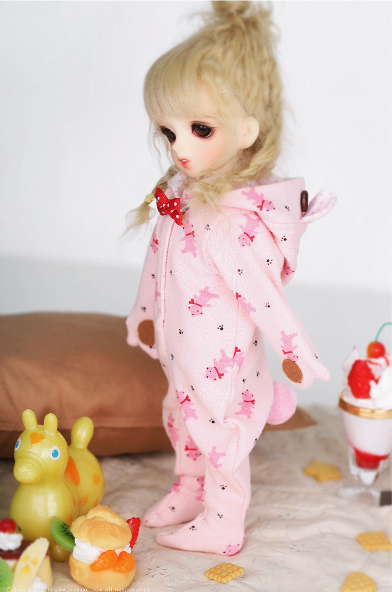 OFE-Teddy Jump Suit Pink S | Item in Stock | OUTFIT