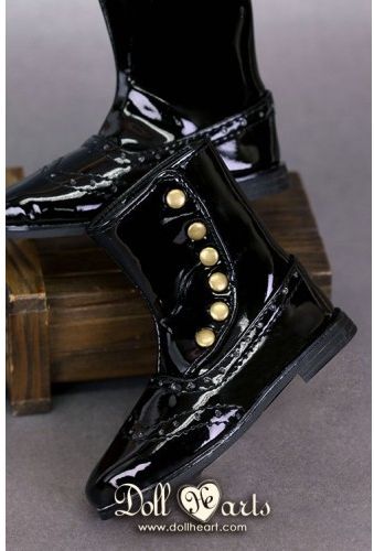 LS001434 Black patent leather boots [SD13] | Preorder | SHOES