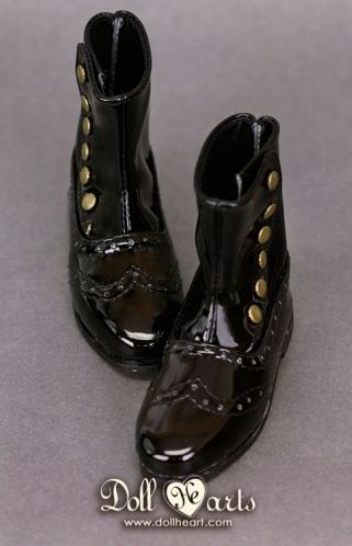 LS001434 Black patent leather boots [SD13] | Preorder | SHOES