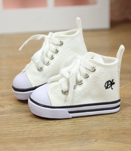 MS000637 White Canvas Shoes | Preorder | SHOES