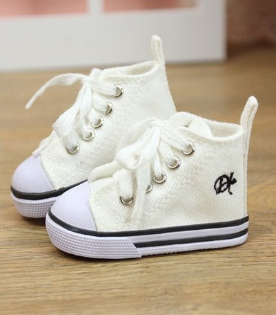 MS000637 White Canvas Shoes | Preorder | SHOES