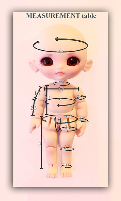 Q-BABY 10 cm DHS tiny BJD （COMPLETE SET） | Preorder | DOLL