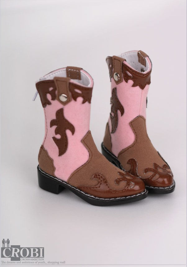 SHC-Western Boots (Pink) | Item in Stock | SHOES