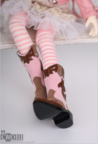 SHC-Western Boots (Pink) | Item in Stock | SHOES