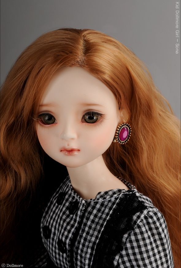 [DOLLMORE] All Size - Antique Story Earring (Wine) | Item in Stock | ACCESSORY