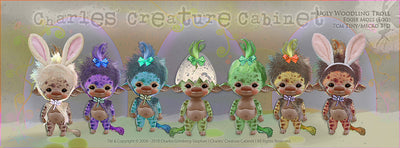 Eggie Moss EGG - Woodling Troll 7cm ~ "Exclusive LE" Tiny/Micro BJD | Preorder | DOLL