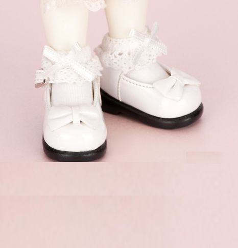 LS-05 RIBBON SHOES (White) for LittleFee | Preorder | SHOES