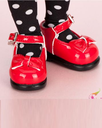 LS-05 RIBBON SHOES (Red) for LittleFee | Preorder | SHOES