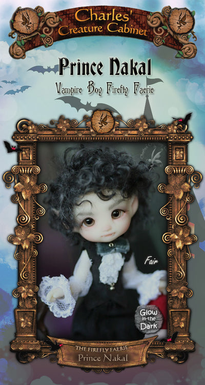 Prince Nakal Firefly Faerie "Fair" - Vampire Boy GID ball-jointed doll (Tiny) | Preorder | DOLL