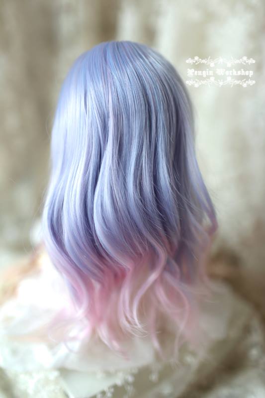 Heat Resistant Wig Little mermaid Gradation (Blue/Pink)  | Item in Stock | WIG