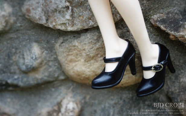 SHG-Strap heel (Black) | Item in Stock | SHOES