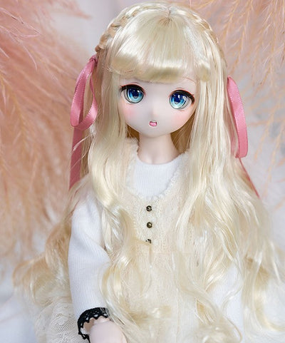 Soft silk long hair wig 1/4 7.5 inch Platinum | Item in Stock | WIG