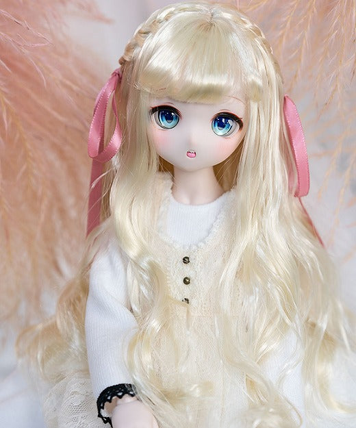 Soft silk long hair wig 1/4 7.5 inch Platinum | Item in Stock | WIG