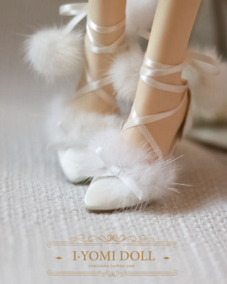 Toe strap high heel Shoes ( White ) | Item in Stock | SHOES