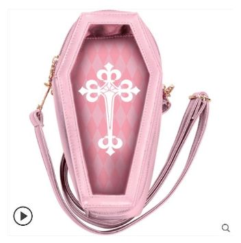 Coffin-shaped outing bag Cherry Blossom Powder | Item in Stock | ACCESSORY