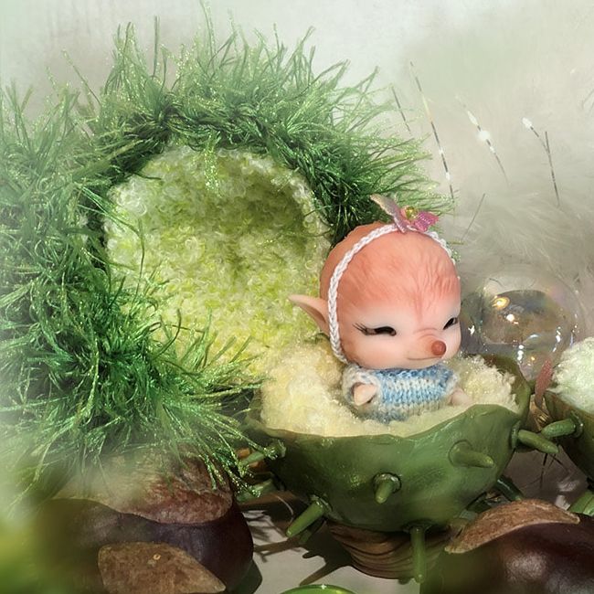 Figurine BJD Charles Creature Cabinet - Princesse Kaba (taille Tiny) - Occasion