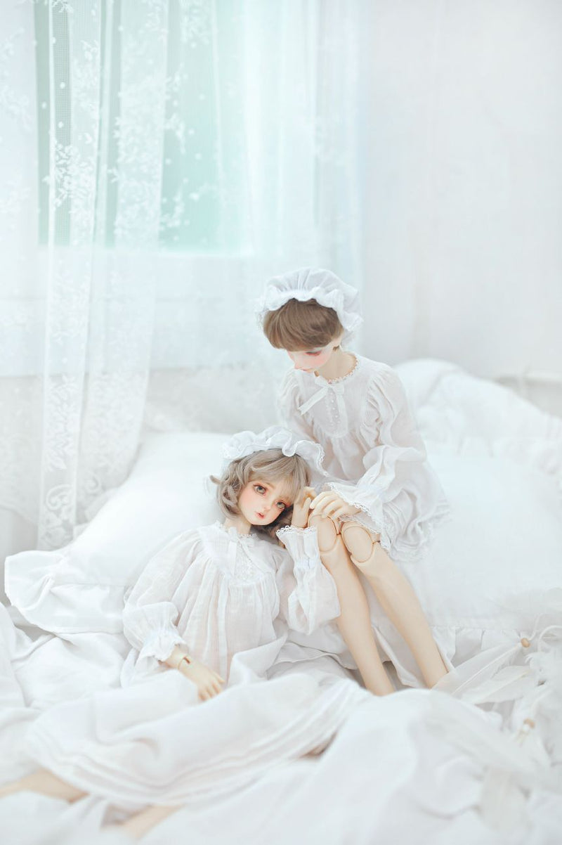 Simple feather Night-gown SD 16 - B set | Preorder | OUTFIT