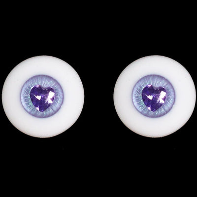 Lavenda heart 22mm (High Dome) | Item in Stock | EYES