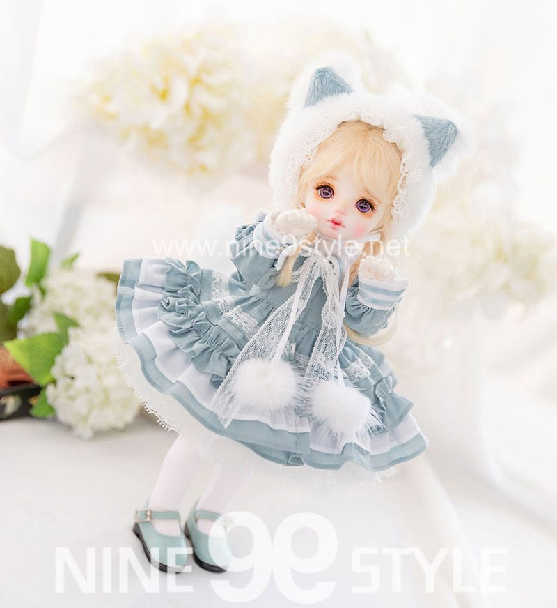 [USD]Kitty sailor dress(Blue)&[NineBJD] Doll SET | Preorder | DOLL