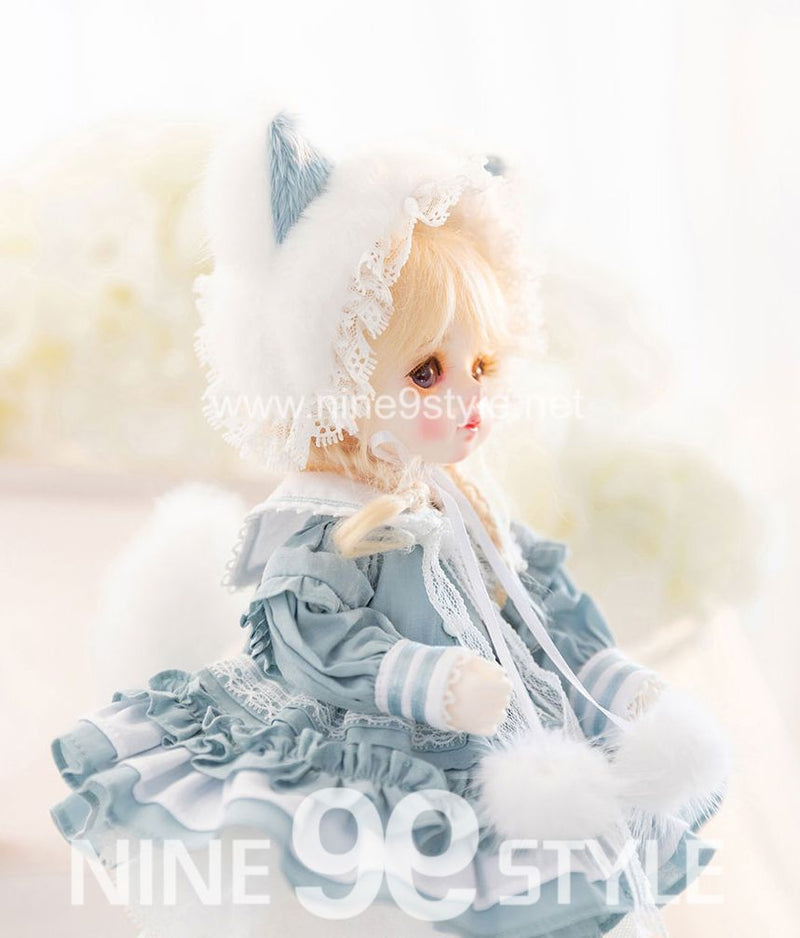 [USD]Kitty sailor dress(Blue)&[NineBJD] Doll SET | Preorder | DOLL