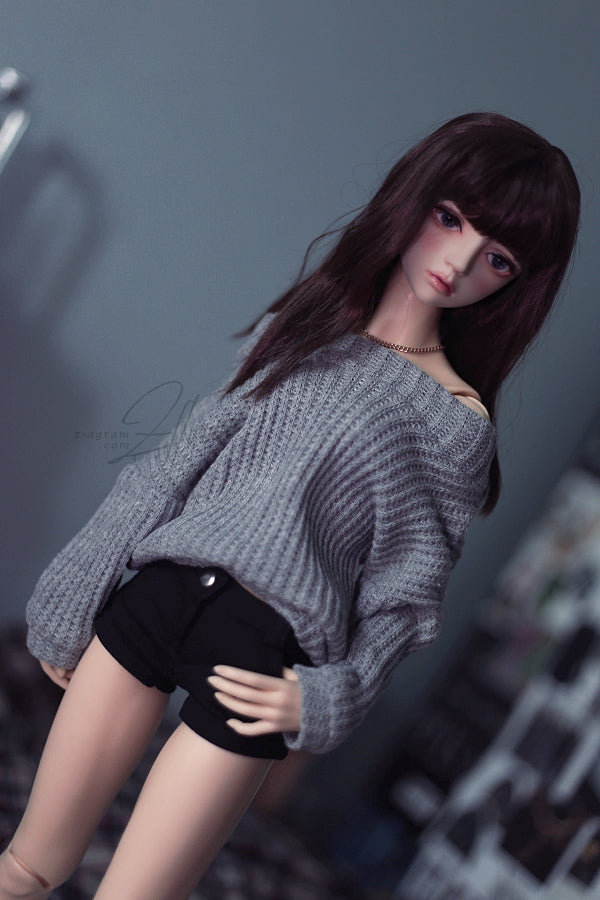 [SD16G] Off-shoulder knit - Gray [Limited Quantity] | Preorder | OUTFIT