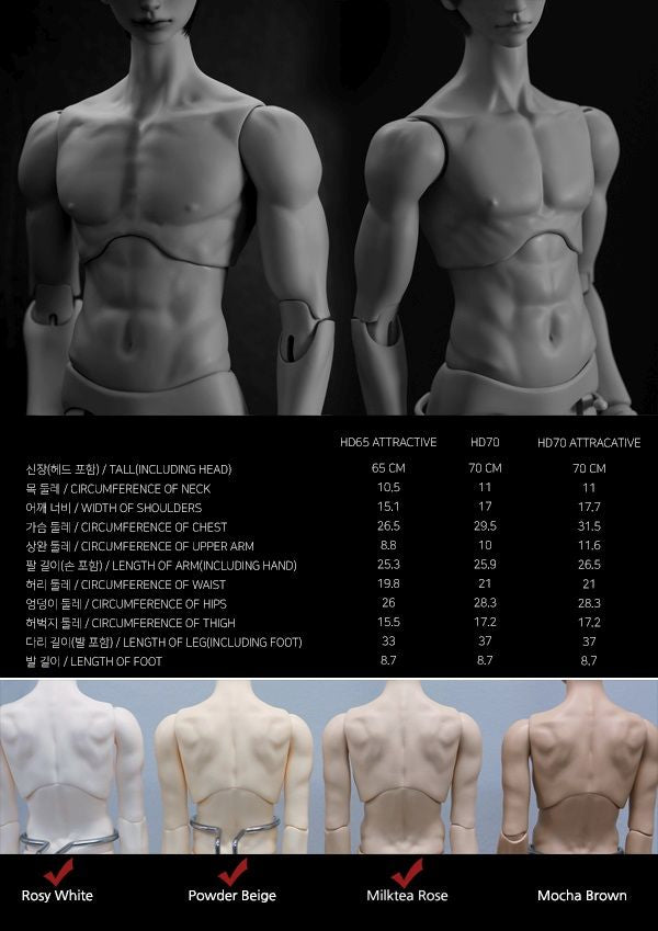 Monthly HD : 70boy body | Preorder | PARTS