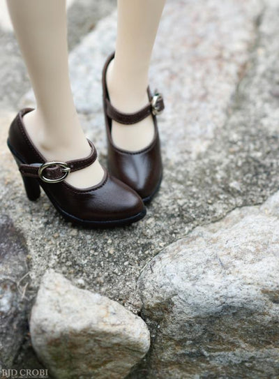 SHG-Strap heel (Brown) | Item in Stock | SHOES