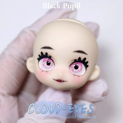 Cloud Eyes -Pink Black Pupil 14mm | Item in Stock | EYE