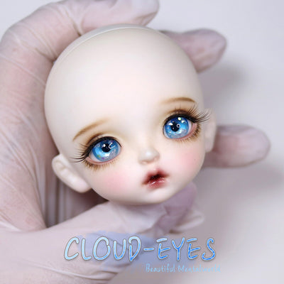 Cloud Eyes -Blue Black Pupil 18mm | Item in Stock | EYE