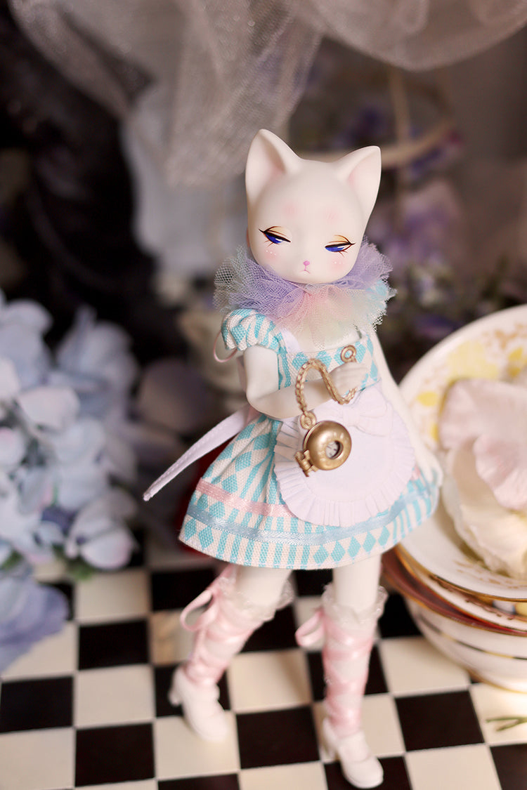 Mariko Cat (white_ blue eyes) [Limited Quantity] | Preorder | DOLL