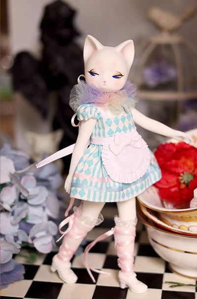 Mariko Cat (white_ blue eyes) [Limited Quantity] | Preorder | DOLL