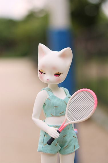 Mariko Cat (white_ pink eyes) [Limited Quantity] | Preorder | DOLL